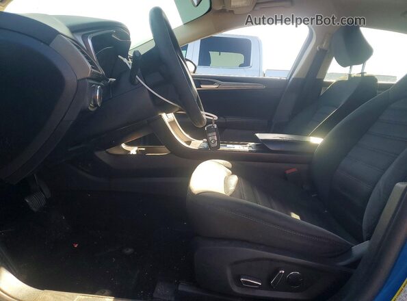 3FA6P0HD5LR261888 2020 FORD FUSION Blue Front interior view