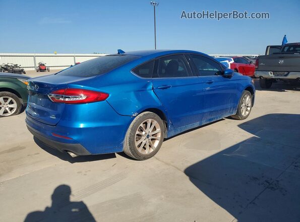 3FA6P0HD5LR261888 2020 FORD FUSION Blue Rear right