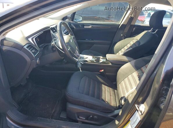 3FA6P0HD6GR155598 2016 FORD FUSION Charcoal Front interior view