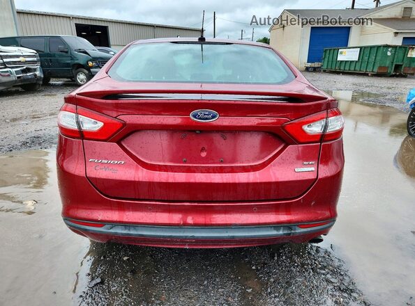 3FA6P0HD6GR402862 2016 FORD FUSION Red Vista trasera
