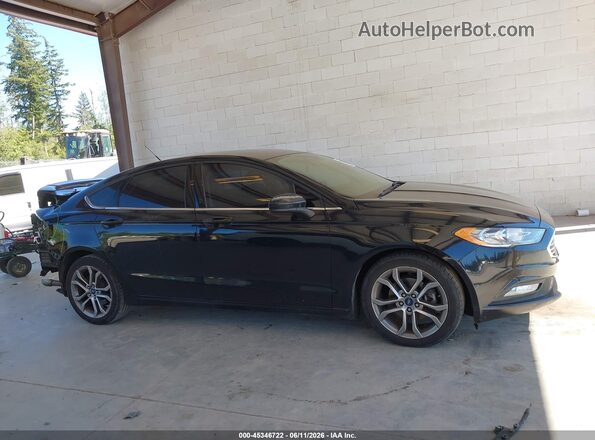 3FA6P0HD6HR219267 2017 FORD FUSION Черный Панорамный вид салона 360°