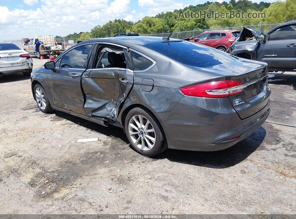 3FA6P0HD6HR272597 2017 FORD FUSION Gray Trasero izquierdo