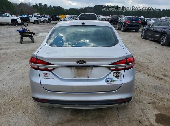 3FA6P0HD6HR350747 2017 FORD FUSION Silver უკანა ხედი