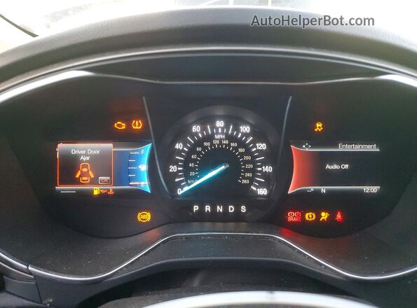 3FA6P0HD6HR350747 2017 FORD FUSION Silver ხელსაწყოთა პანელის ხედი