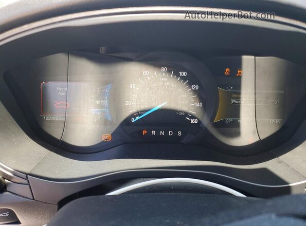 3FA6P0HD6JR167905 2018 FORD FUSION Silver Widok zestawu wskaźników