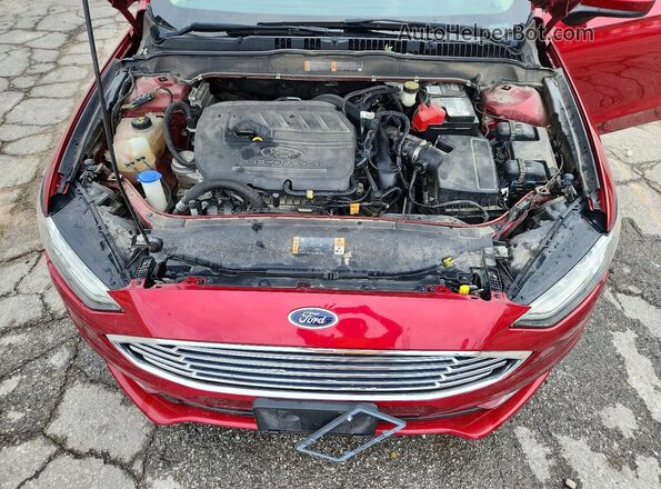 3FA6P0HD6JR230081 2018 FORD FUSION Red 