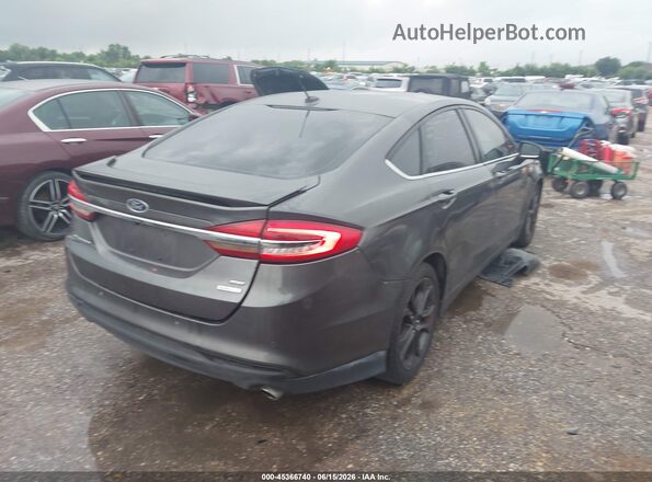3FA6P0HD6JR231750 2018 FORD FUSION Gray Задня права чверть