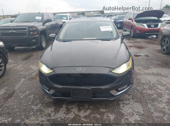 3FA6P0HD6JR231750 2018 FORD FUSION Gray Вид спереду