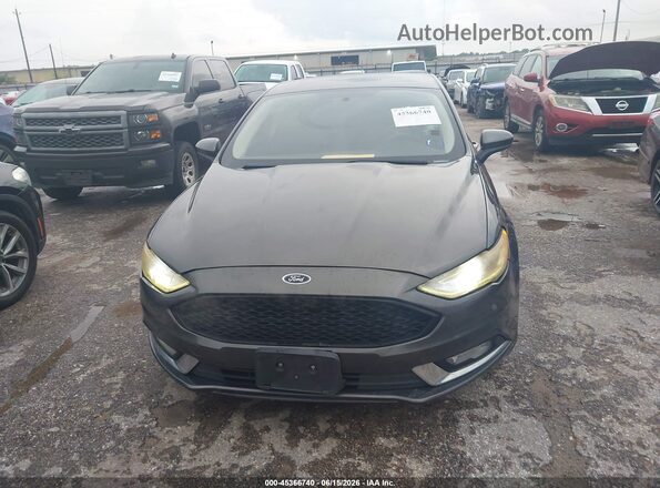 3FA6P0HD6JR231750 2018 FORD FUSION Gray Вид щитка приладів