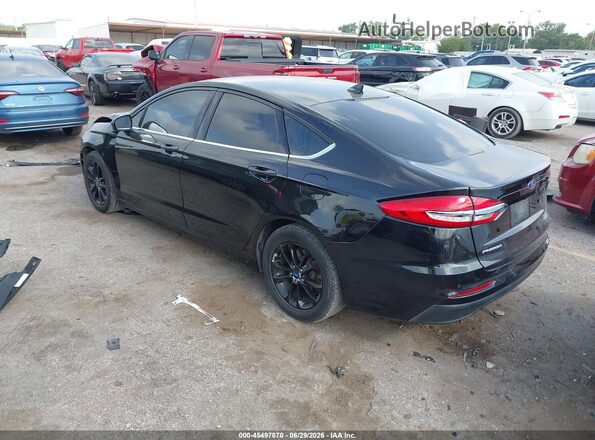 3FA6P0HD6LR166742 2020 FORD FUSION Черный Задняя левая четверть