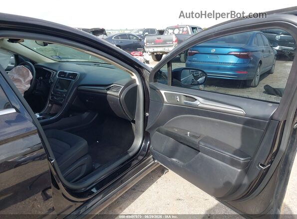 3FA6P0HD6LR166742 2020 FORD FUSION Черный Вид салона спереди