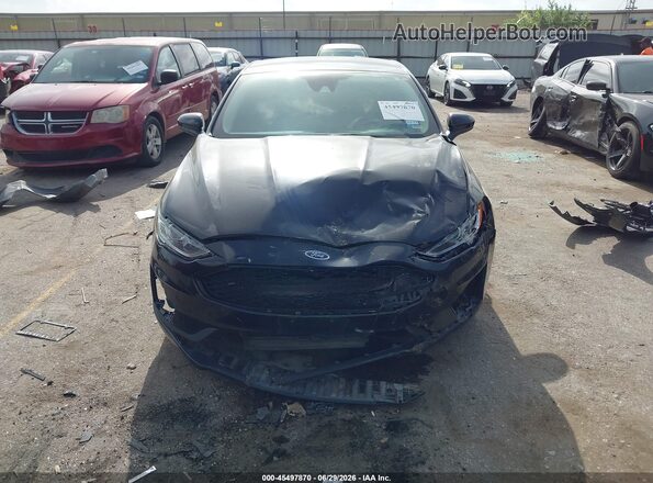 3FA6P0HD6LR166742 2020 FORD FUSION Черный Вид щитка приборов
