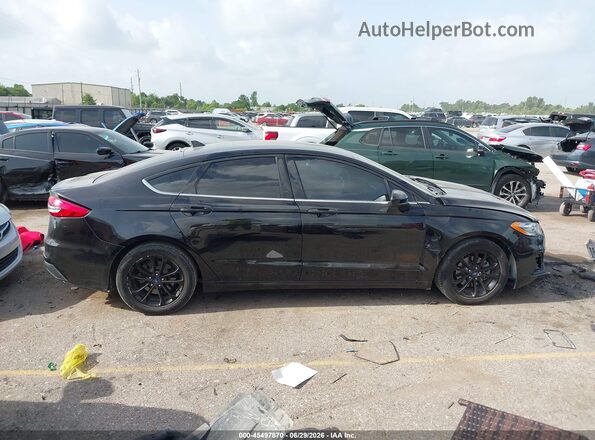 3FA6P0HD6LR166742 2020 FORD FUSION Черный Вид задней части салона