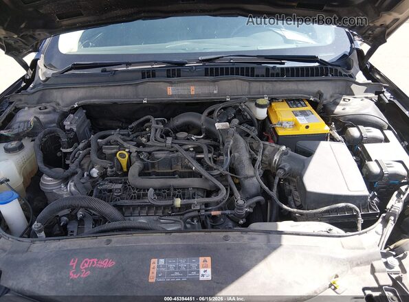 3FA6P0HD6LR170435 2020 FORD FUSION Черный Вид сзади