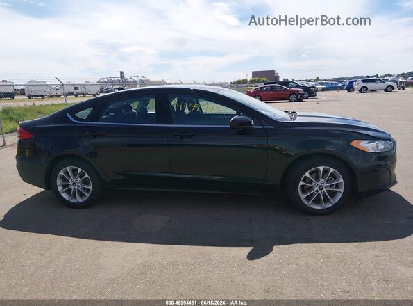 3FA6P0HD6LR170435 2020 FORD FUSION Черный Вид задней части салона