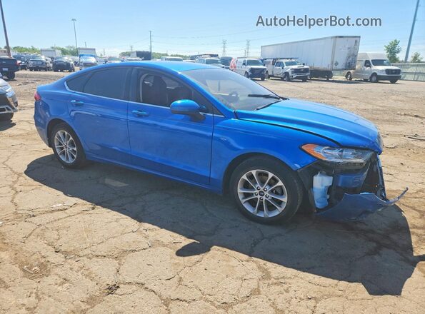 3FA6P0HD6LR235784 2020 FORD FUSION Blue 
