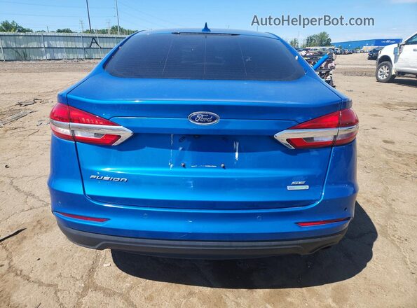 3FA6P0HD6LR235784 2020 FORD FUSION Blue 