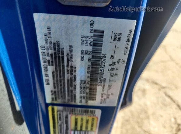 3FA6P0HD6LR235784 2020 FORD FUSION Blue 