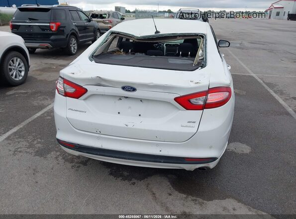3FA6P0HD7GR190862 2016 FORD FUSION White Սարքավորումների վահանակի տեսք