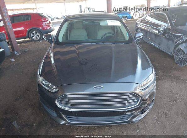 3FA6P0HD7GR202461 2016 FORD FUSION Gray 