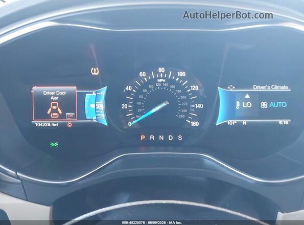 3FA6P0HD7GR202461 2016 FORD FUSION Gray 