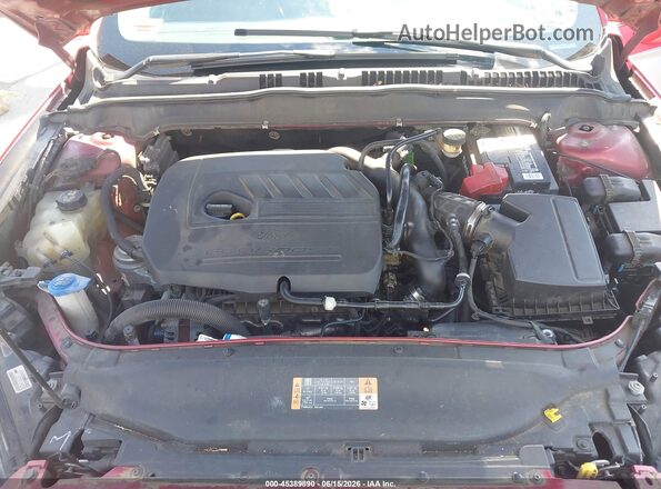 3FA6P0HD7GR377423 2016 FORD FUSION Красный 