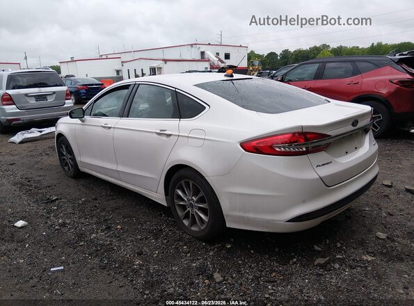 3FA6P0HD7HR175974 2017 FORD FUSION White Trasero izquierdo