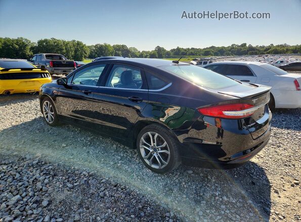 3FA6P0HD7HR249653 2017 FORD FUSION Black Հետևի ձախ