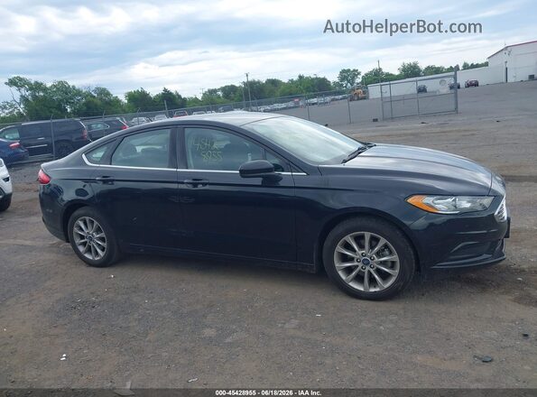 3FA6P0HD7HR256859 2017 FORD FUSION Black Սալոնի հետևի տեսք