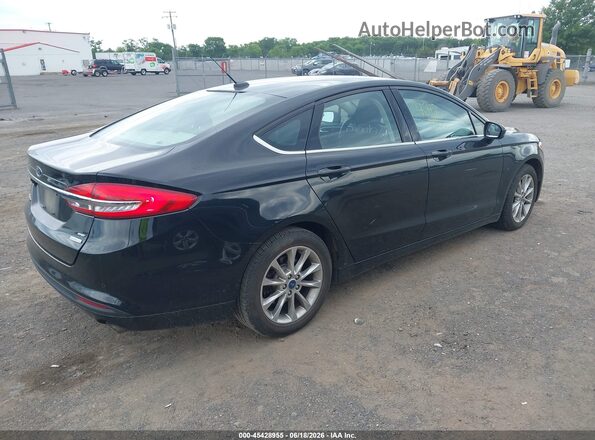3FA6P0HD7HR256859 2017 FORD FUSION Black Հետևի աջ