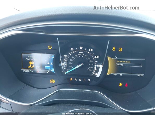 3FA6P0HD7HR310385 2017 FORD FUSION White Widok tylnych siedzeń