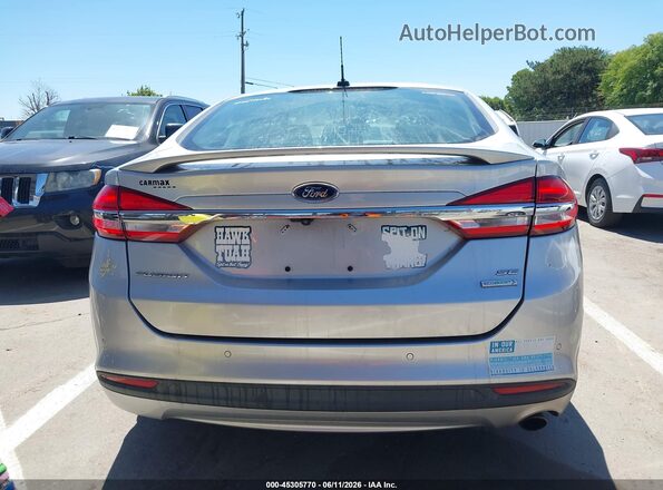 3FA6P0HD7JR145380 2018 FORD FUSION Silver 