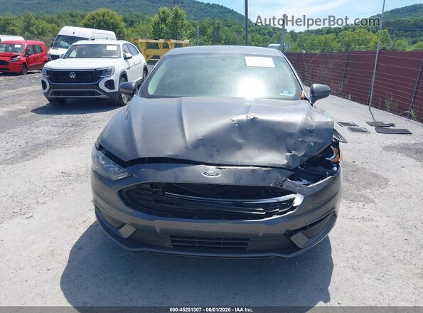 3FA6P0HD7JR187323 2018 FORD FUSION Серый Вид щитка приборов