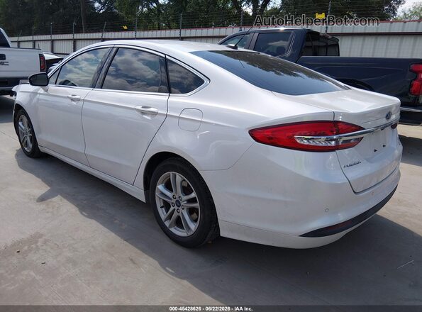 3FA6P0HD7JR231661 2018 FORD FUSION White Tył lewy