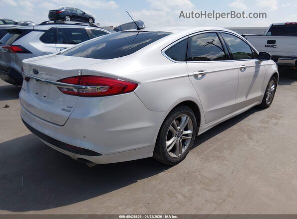 3FA6P0HD7JR231661 2018 FORD FUSION White Tył prawy