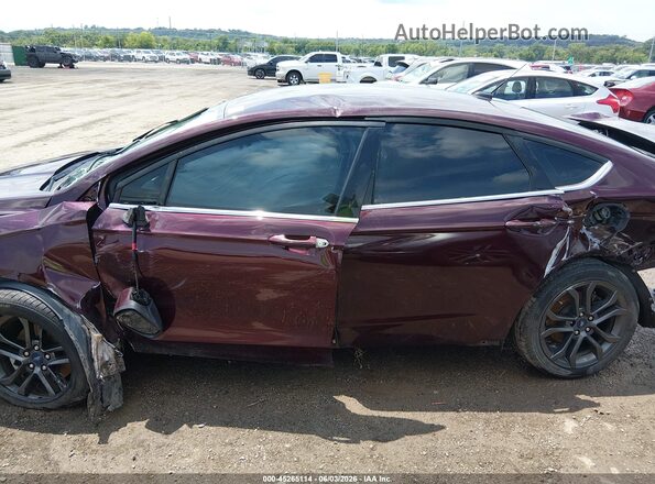 3FA6P0HD7JR260366 2018 FORD FUSION Темно-бордовый Панорамный вид салона 360°