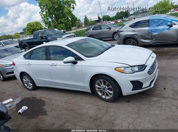 3FA6P0HD7LR109336 2020 FORD FUSION White Vista interior trasera