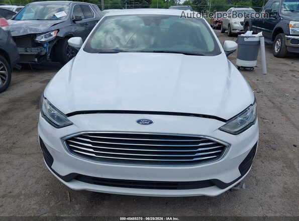 3FA6P0HD7LR109336 2020 FORD FUSION White Vista del cuadro de instrumentos
