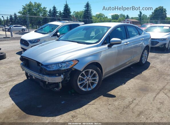 3FA6P0HD7LR110888 2020 FORD FUSION Silver Առջևի ձախ երեք քառորդ տեսարան