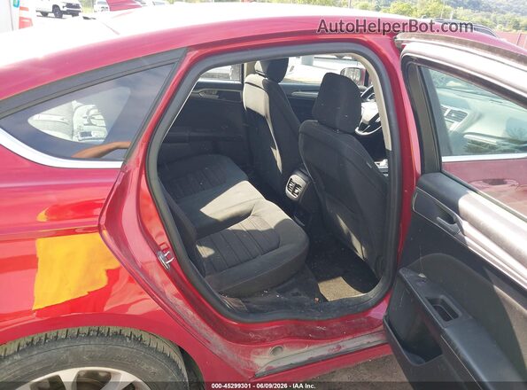 3FA6P0HD7LR124273 2020 FORD FUSION Red Vista de la etiqueta del VIN