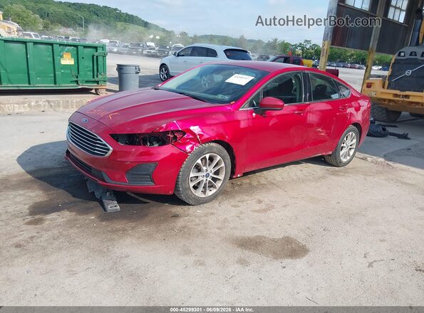 3FA6P0HD7LR124273 2020 FORD FUSION Red Vista tres cuartos delantera izquierda