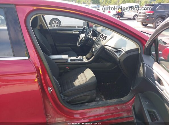3FA6P0HD7LR124273 2020 FORD FUSION Red Vista interior delantera