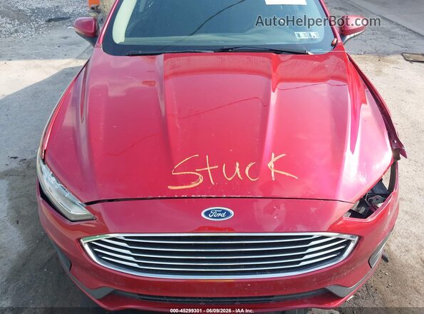 3FA6P0HD7LR124273 2020 FORD FUSION Red Vista trasera
