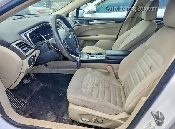 3FA6P0HD7LR225930 2020 FORD FUSION White Front interior view