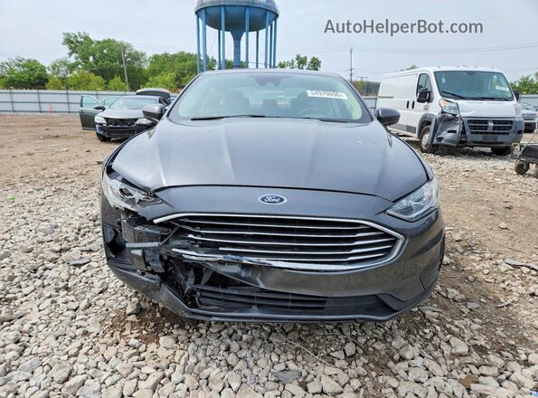 3FA6P0HD7LR255624 2020 FORD FUSION Gray Front view
