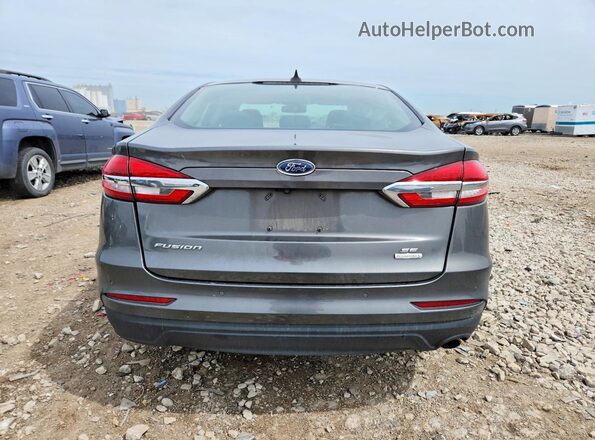 3FA6P0HD7LR255624 2020 FORD FUSION Gray Rear view