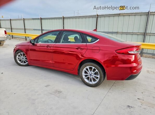 3FA6P0HD7LR257860 2020 FORD FUSION Red Задня ліва чверть