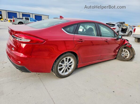 3FA6P0HD7LR257860 2020 FORD FUSION Red Задня права чверть