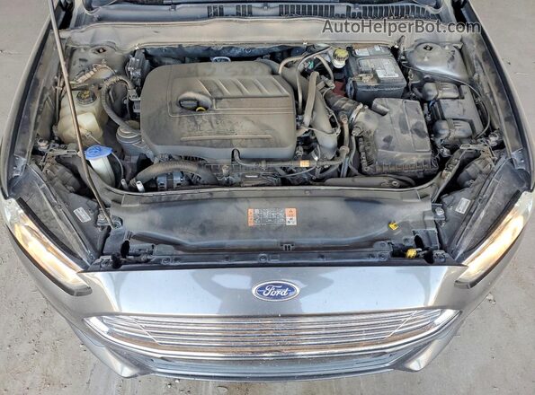 3FA6P0HD8GR134543 2016 FORD FUSION Gray უკანა სალონის ხედი