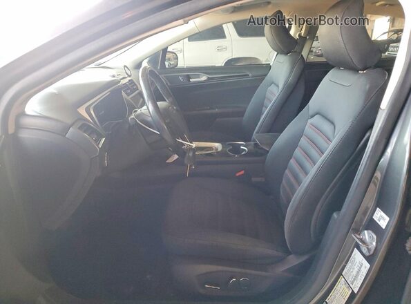 3FA6P0HD8GR134543 2016 FORD FUSION Gray წინა სალონის ხედი